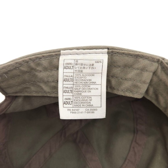 Disney Parks Disneyland Resort Tan Beige Strapback Womens Painters Cadet Hat Cap - Picture 9 of 9